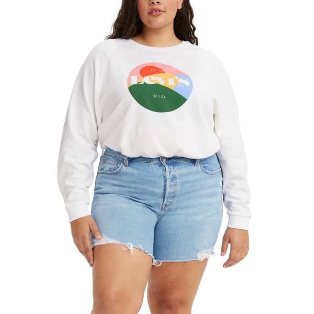 NWT Levi’s Vintage Crew Neck Sweatshirt - White - Size 3X
